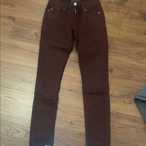 Miss Me Women's Dark Red Skinny Jeans